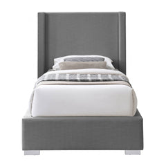 Royce Twin Linen Textured Bed