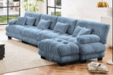 CLOUDIES 173" Sofa 4 Seater with 1 Ottoman