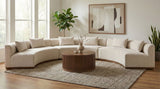 Avanti - Chenille Fabric Upholstered 3 Piece Modular Sectional