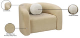 Kali Chair - Cozy Faux Shearling Teddy Fabric Armchair for Ultimate Comfort in Any Room
