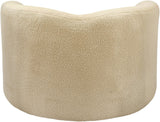 Kali Chair - Cozy Faux Shearling Teddy Fabric Armchair for Ultimate Comfort in Any Room