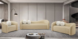 Kali Loveseat - Cozy Faux Shearling Teddy Fabric, Sturdy Eucalyptus Frame, Perfect for Any Room