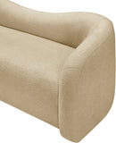 Kali Loveseat - Cozy Faux Shearling Teddy Fabric, Sturdy Eucalyptus Frame, Perfect for Any Room