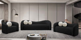 Kali Loveseat - Cozy Faux Shearling Teddy Fabric, Sturdy Eucalyptus Frame, Perfect for Any Room