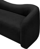 Kali Loveseat - Cozy Faux Shearling Teddy Fabric, Sturdy Eucalyptus Frame, Perfect for Any Room