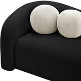 Kali Loveseat - Cozy Faux Shearling Teddy Fabric, Sturdy Eucalyptus Frame, Perfect for Any Room