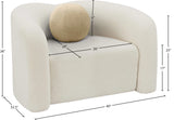 Kali Chair - Cozy Faux Shearling Teddy Fabric Armchair for Ultimate Comfort in Any Room