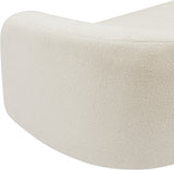 Kali Loveseat - Cozy Faux Shearling Teddy Fabric, Sturdy Eucalyptus Frame, Perfect for Any Room