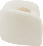 Kali Loveseat - Cozy Faux Shearling Teddy Fabric, Sturdy Eucalyptus Frame, Perfect for Any Room