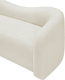 Kali Loveseat - Cozy Faux Shearling Teddy Fabric, Sturdy Eucalyptus Frame, Perfect for Any Room