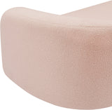 Kali Loveseat - Cozy Faux Shearling Teddy Fabric, Sturdy Eucalyptus Frame, Perfect for Any Room