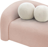 Kali Loveseat - Cozy Faux Shearling Teddy Fabric, Sturdy Eucalyptus Frame, Perfect for Any Room