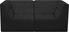 Relax Velvet Modular 68" Sofa