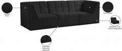 Relax Velvet Modular 98" Sofa