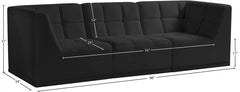 Relax Velvet Modular 98" Sofa