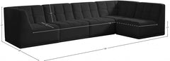 Relax Velvet Modular Sectional