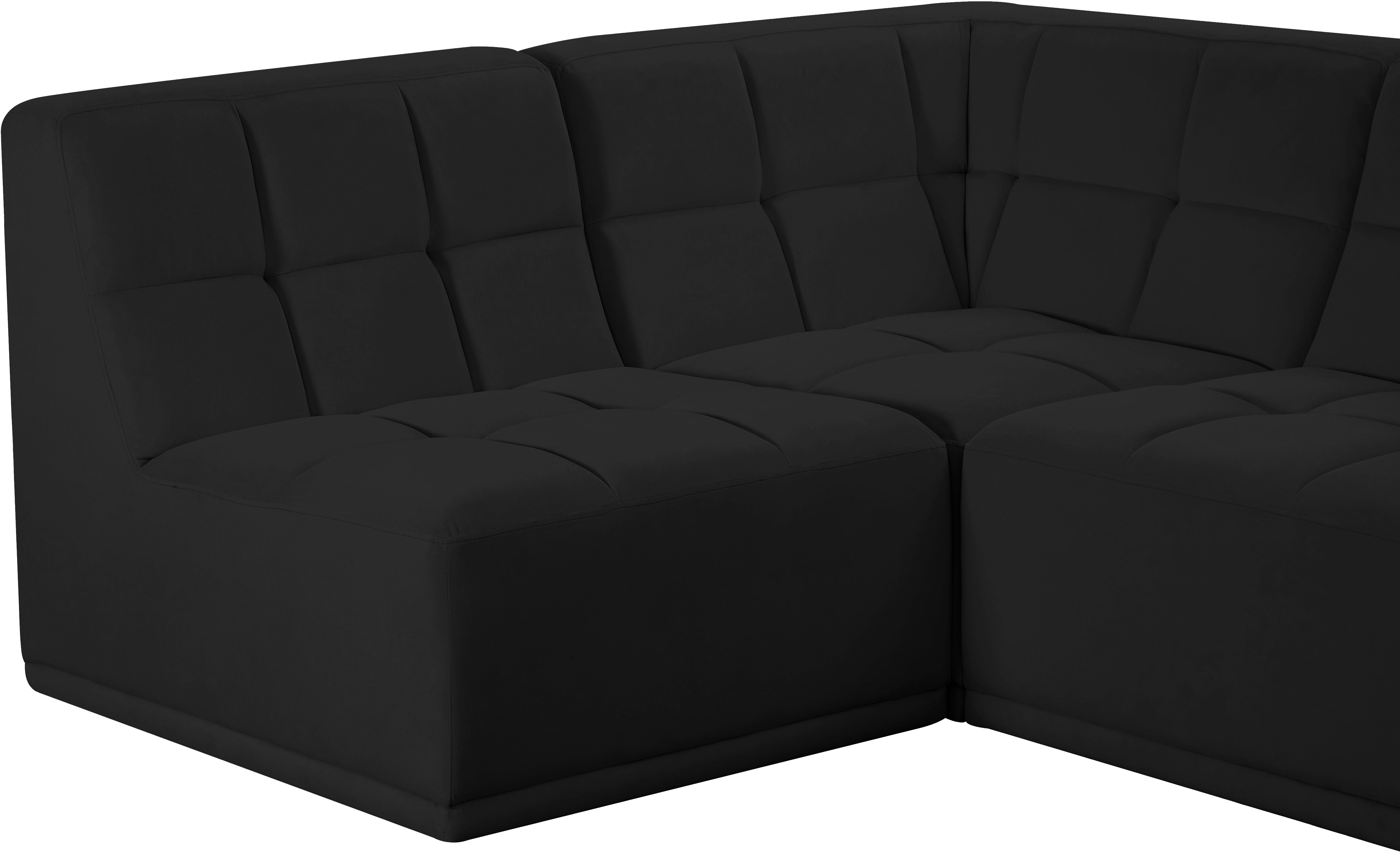 Relax Velvet Modular Sectional