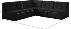 Relax Velvet Modular Sectional