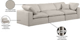 Comfy Modular Sofa - Versatile Linen Textured Design with Overstuffed Cushions for Ultimate Comfort