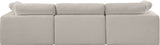 Comfy Modular Sofa - Versatile Linen Textured Design with Overstuffed Cushions for Ultimate Comfort