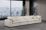 Comfy Modular Sofa - Stylish Linen Textured Design with Overstuffed Cushions for Ultimate Comfort