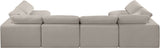 Comfy Modular Sectional - Versatile Contemporary Design with Plush Down Feather Cushions for Comfort
