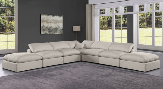 Comfy Modular Sectional Sofa - Luxurious Comfort with Stylish Adaptability for Your Living Space