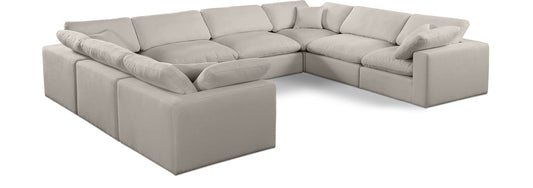 Comfy Modular Sectional - Stylish and Adaptable Seating Solution with Plush Down Feather Cushions