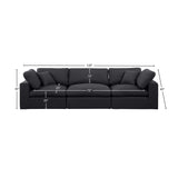 Comfy Modular Sofa - Versatile Linen Textured Design with Overstuffed Cushions for Ultimate Comfort