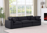 Comfy Modular Sofa - Versatile Linen Textured Design with Overstuffed Cushions for Ultimate Comfort