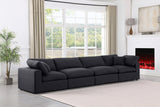Comfy Modular Sofa - Stylish Linen Textured Design with Overstuffed Cushions for Ultimate Comfort