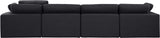 Comfy Modular Sofa - Stylish Linen Textured Design with Overstuffed Cushions for Ultimate Comfort
