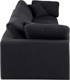 Comfy Modular Sofa - Stylish Linen Textured Design with Overstuffed Cushions for Ultimate Comfort