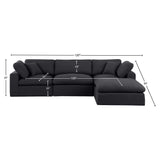 Comfy Modular Sectional Sofa with Plush Down Feather Cushions for Ultimate Comfort and Style
