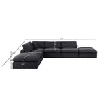 Comfy Modular Sectional Sofa - Stylish and Versatile Seating with Overstuffed Cushions for Comfort