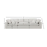 Comfy Modular Sofa - Versatile Linen Textured Design with Overstuffed Cushions for Ultimate Comfort