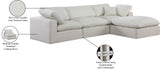 Comfy Modular Sectional Sofa with Plush Down Feather Cushions for Ultimate Comfort and Style
