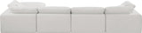 Comfy Modular Sectional Sofa in Durable Linen Fabric - Overstuffed Cushions for Ultimate Comfort