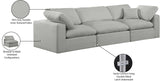 Comfy Modular Sofa - Versatile Linen Textured Design with Overstuffed Cushions for Ultimate Comfort