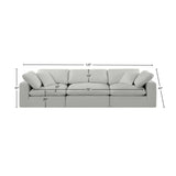 Comfy Modular Sofa - Versatile Linen Textured Design with Overstuffed Cushions for Ultimate Comfort