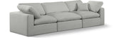Comfy Modular Sofa - Versatile Linen Textured Design with Overstuffed Cushions for Ultimate Comfort