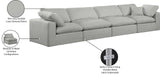 Comfy Modular Sofa - Stylish Linen Textured Design with Overstuffed Cushions for Ultimate Comfort