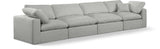 Comfy Modular Sofa - Stylish Linen Textured Design with Overstuffed Cushions for Ultimate Comfort