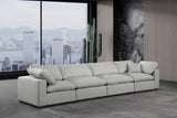 Comfy Modular Sofa - Stylish Linen Textured Design with Overstuffed Cushions for Ultimate Comfort