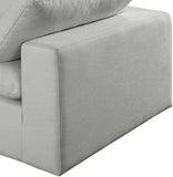 Comfy Modular Sectional – Luxurious Linen Textured Fabric with Plush Down Feather Cushions for Comfort
