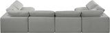 Comfy Modular Sectional - Versatile Contemporary Design with Plush Down Feather Cushions for Comfort