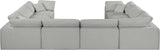 Comfy Modular Sectional - Stylish and Adaptable Seating Solution with Plush Down Feather Cushions