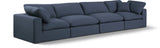 Comfy Modular Sofa - Stylish Linen Textured Design with Overstuffed Cushions for Ultimate Comfort