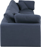 Comfy Modular Sofa - Stylish Linen Textured Design with Overstuffed Cushions for Ultimate Comfort