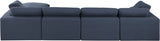 Comfy Modular Sectional Sofa in Durable Linen Fabric - Overstuffed Cushions for Ultimate Comfort
